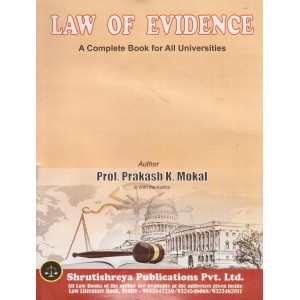 Shrutishreya Publication's Law of Evidence for BA.LL.B & LL.B By Prof. Prakash K. Mokal